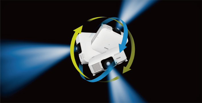 360度全方位安装 - Epson CB-L1060W产品功能
